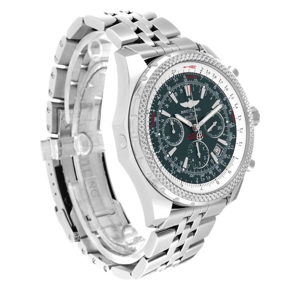 Breitling Bentley Motors Green Dial Chronograph Steel Mens Watch A25362 Breitling Bentley Motors Green Dial Chronograph Steel Mens Watch A25362