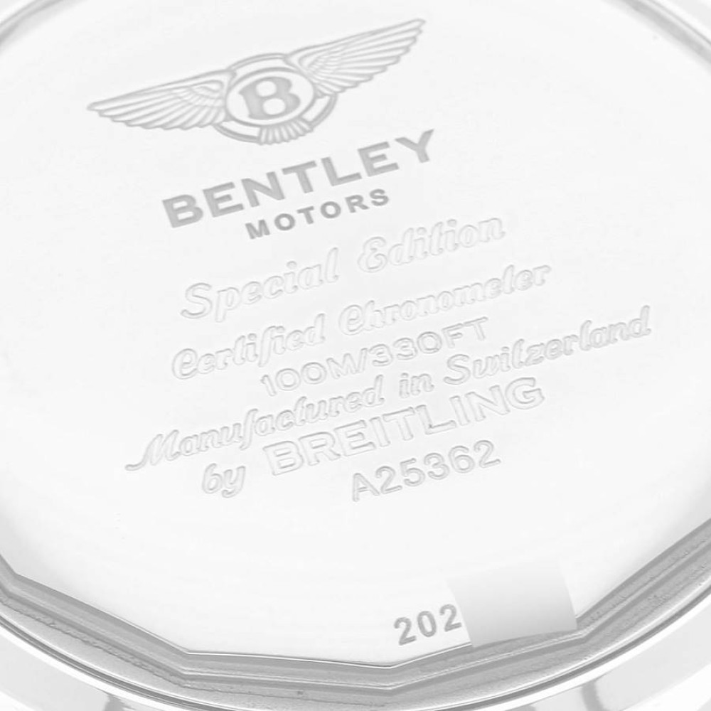 Breitling Bentley Motors Green Dial Chronograph Steel Mens Watch A25362 Breitling Bentley Motors Green Dial Chronograph Steel Mens Watch A25362