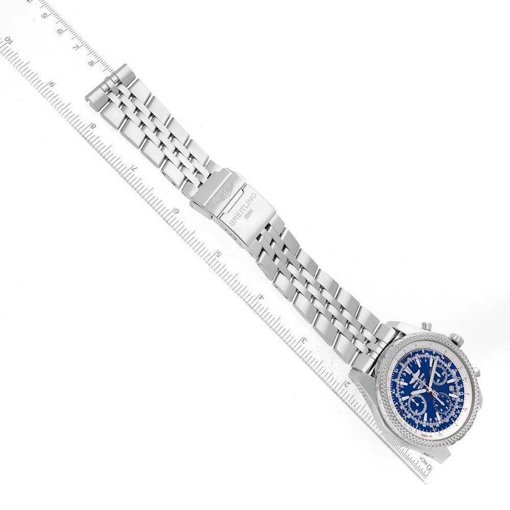 Breitling Bentley Motors Blue Dial Chronograph Steel Mens Watch A25362 Breitling Bentley Motors Blue Dial Chronograph Steel Mens Watch A25362