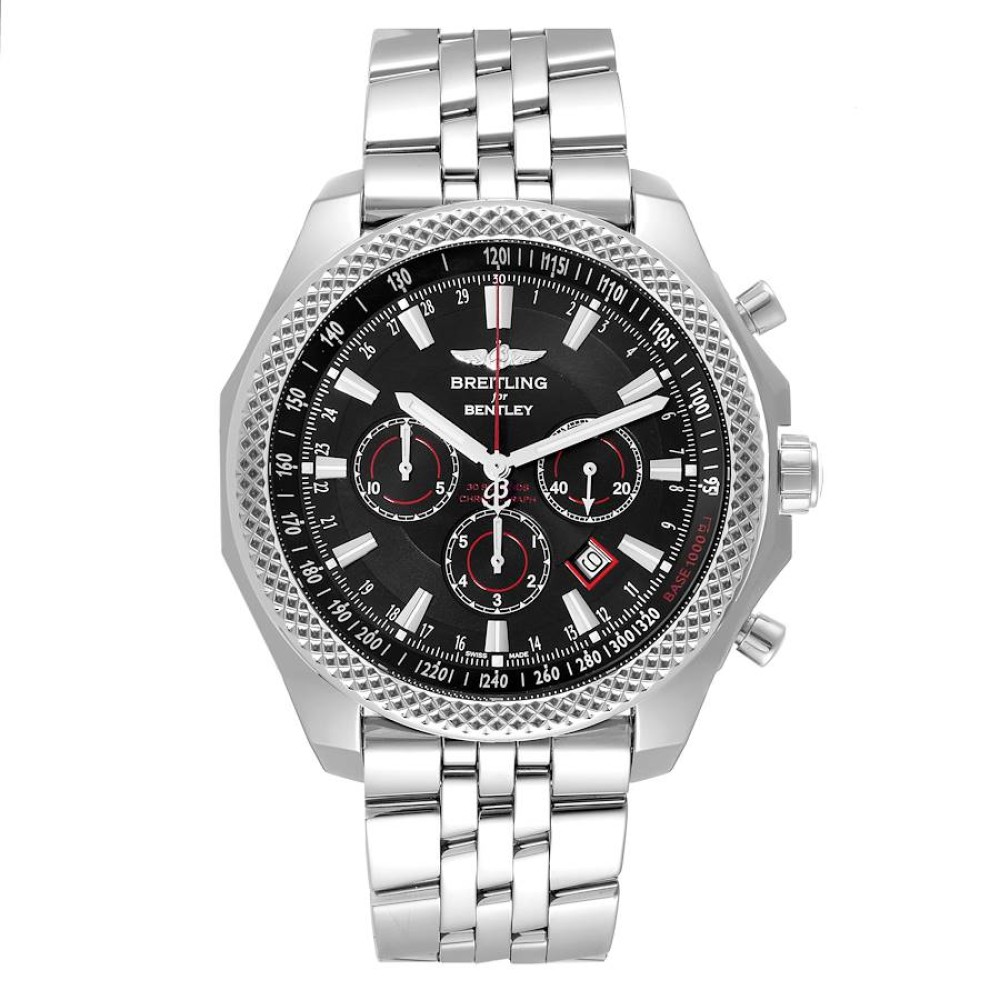 Breitling Bentley Barnato 49mm Steel Mens Watch A25368 Breitling Bentley Barnato 49mm Steel Mens Watch A25368