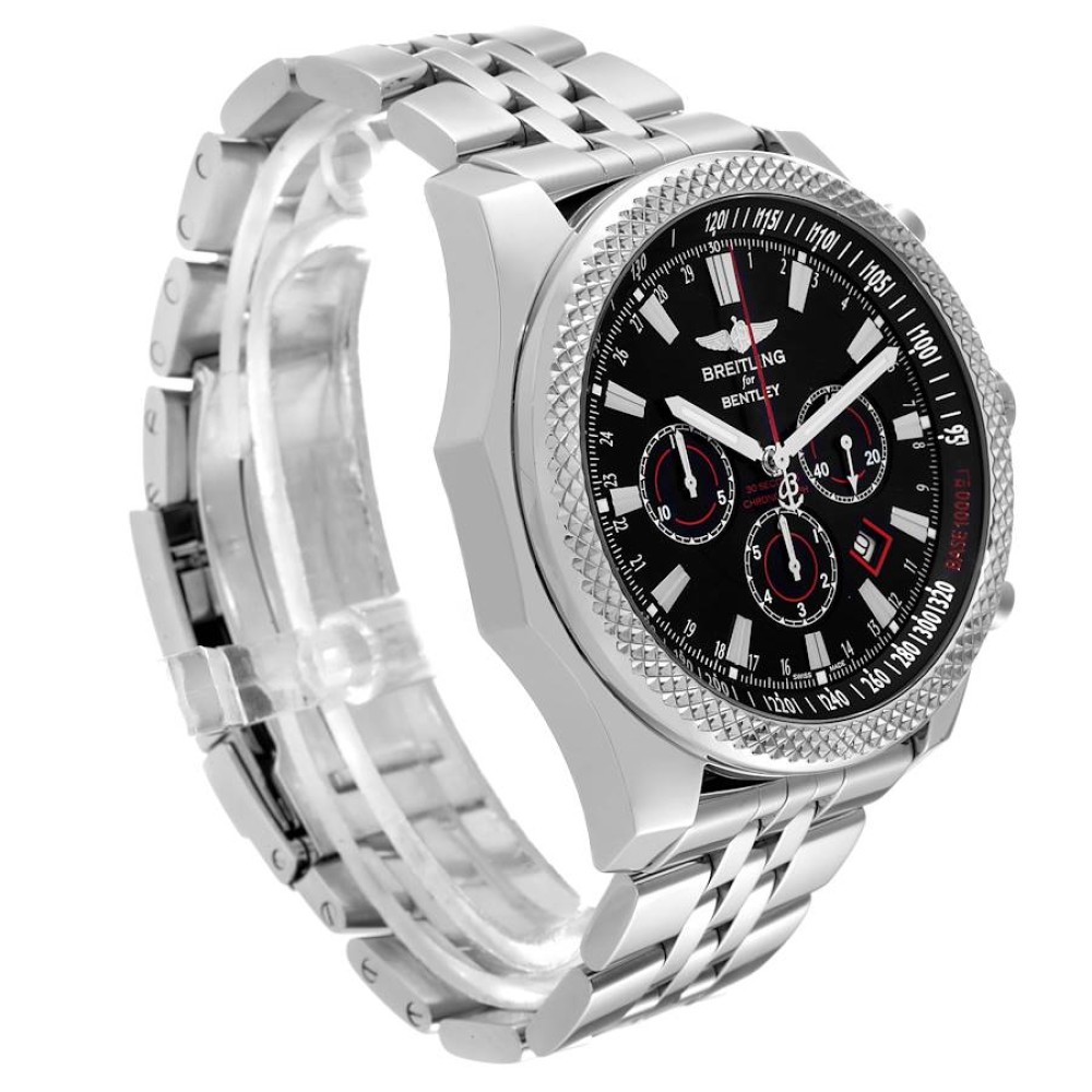 Breitling Bentley Barnato 49mm Steel Mens Watch A25368 Breitling Bentley Barnato 49mm Steel Mens Watch A25368
