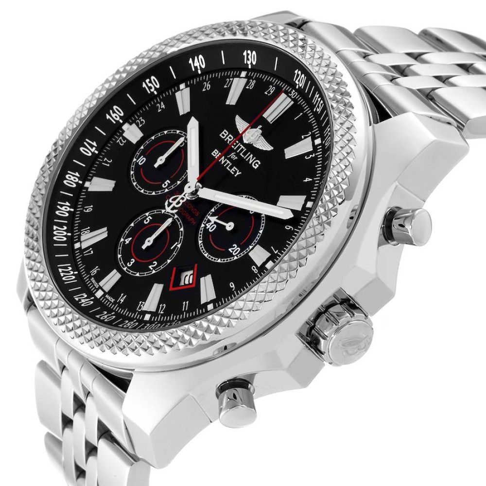 Breitling Bentley Barnato 49mm Steel Mens Watch A25368 Breitling Bentley Barnato 49mm Steel Mens Watch A25368