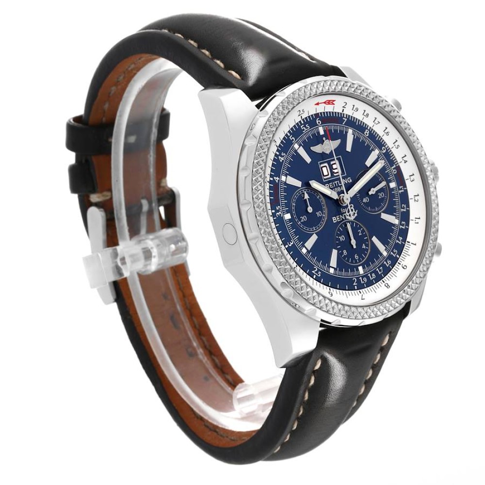Breitling Bentley Motors Chronograph Blue Dial Mens Watch A44362 Breitling Bentley Motors Chronograph Blue Dial Mens Watch A44362