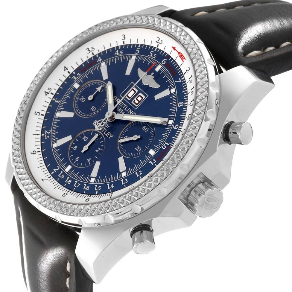 Breitling Bentley Motors Chronograph Blue Dial Mens Watch A44362 Breitling Bentley Motors Chronograph Blue Dial Mens Watch A44362