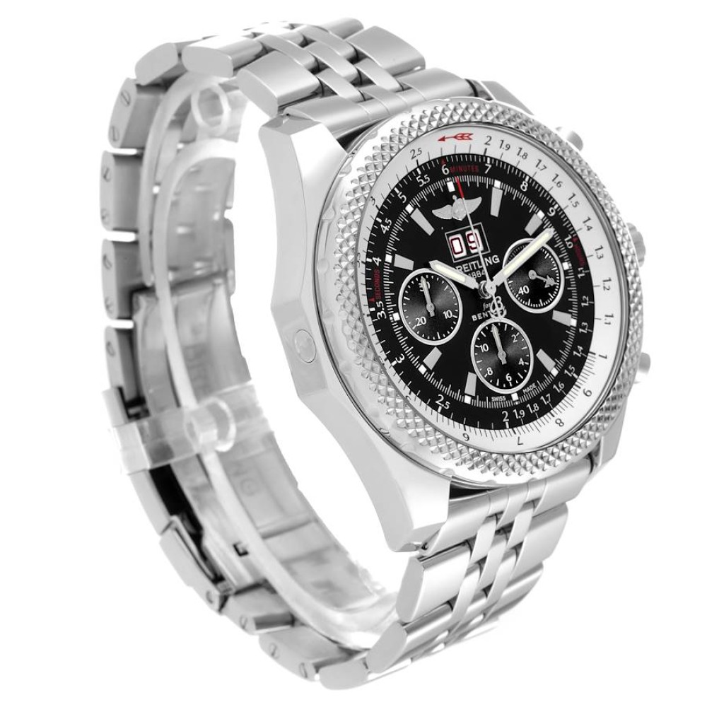 Breitling Bentley 6.75 Speed Chronograph Steel Mens Watch A44364 Breitling Bentley 6.75 Speed Chronograph Steel Mens Watch A44364