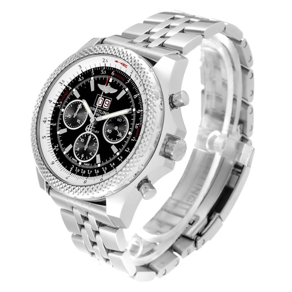 Breitling Bentley 6.75 Speed Chronograph Steel Mens Watch A44364 Breitling Bentley 6.75 Speed Chronograph Steel Mens Watch A44364