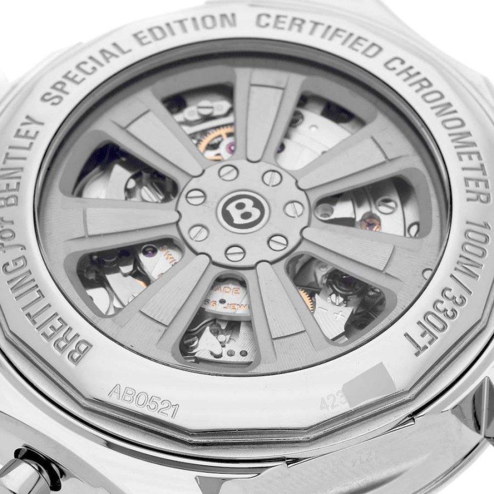 Breitling Bentley GMT B05 Unitime White Dial Steel Mens Watch AB0521 Breitling Bentley GMT B05 Unitime White Dial Steel Mens Watch AB0521