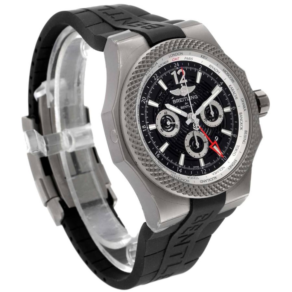 Breitling Bentley GMT Light Body Grey Dial Titanium Mens Watch EB0432 Breitling Bentley GMT Light Body Grey Dial Titanium Mens Watch EB0432