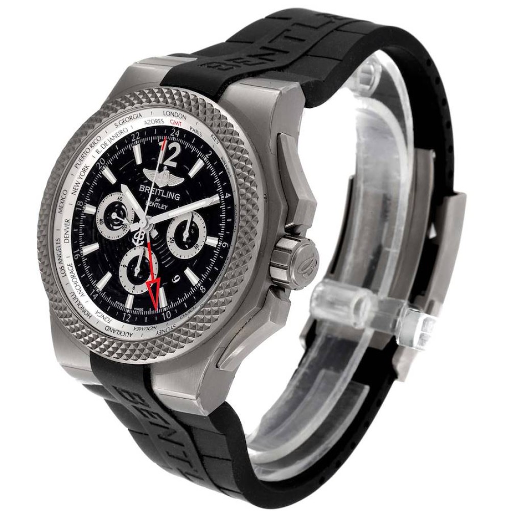 Breitling Bentley GMT Light Body Grey Dial Titanium Mens Watch EB0432 Breitling Bentley GMT Light Body Grey Dial Titanium Mens Watch EB0432