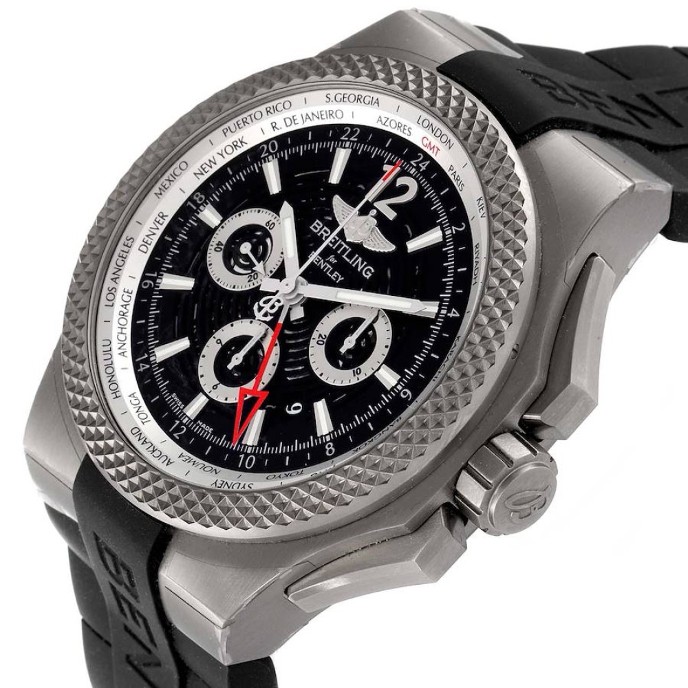 Breitling Bentley GMT Light Body Grey Dial Titanium Mens Watch EB0432 Breitling Bentley GMT Light Body Grey Dial Titanium Mens Watch EB0432