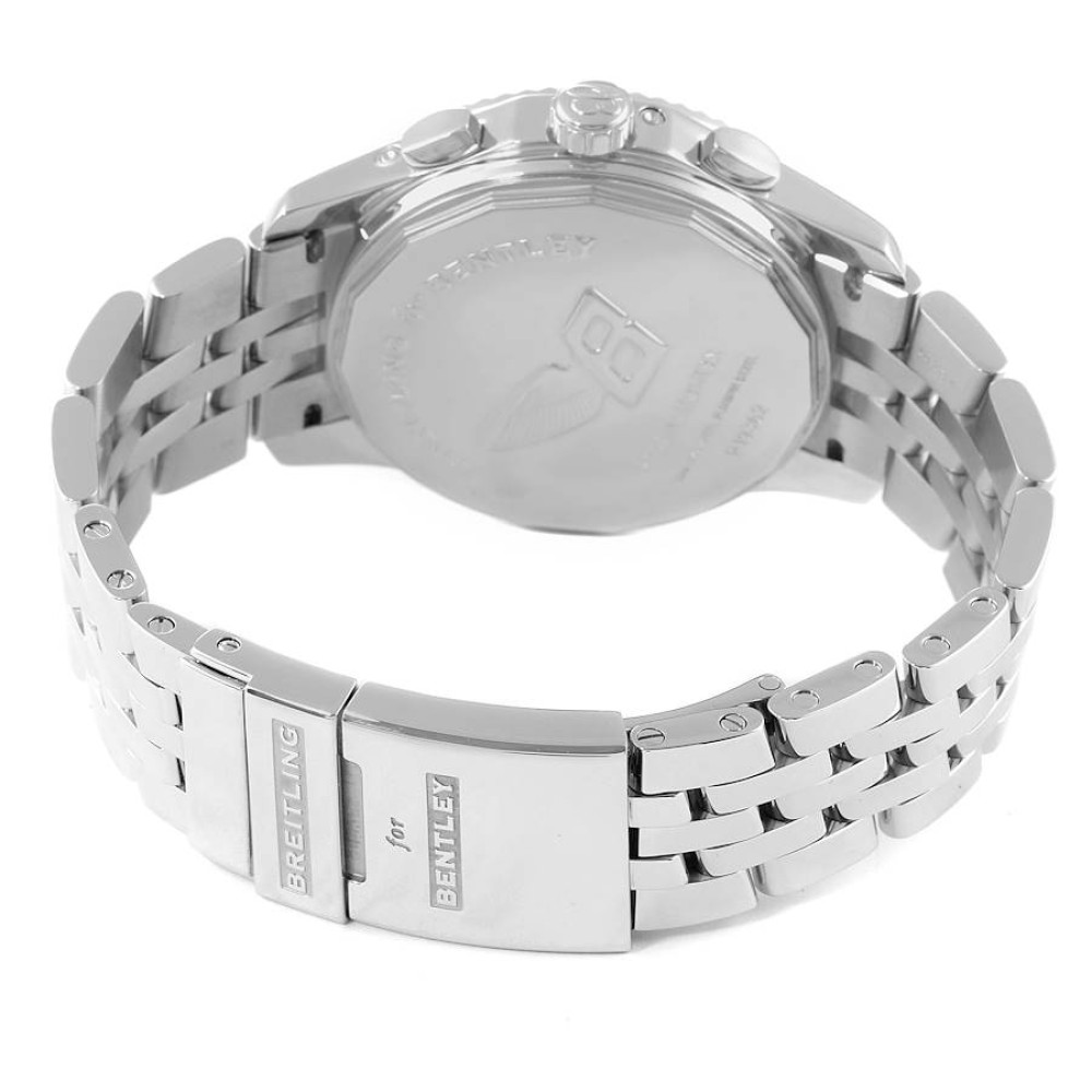 Breitling Bentley Mark VI Complications Steel Platinum Mens Watch P19362 Breitling Bentley Mark VI Complications Steel Platinum Mens Watch P19362