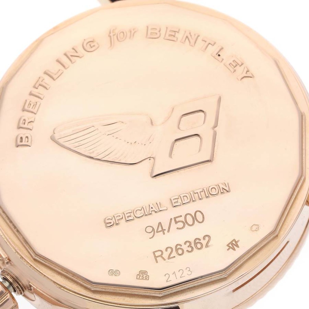 Breitling Bentley Mark VI Rose Gold Special Edition Mens Watch R26362 Breitling Bentley Mark VI Rose Gold Special Edition Mens Watch R26362