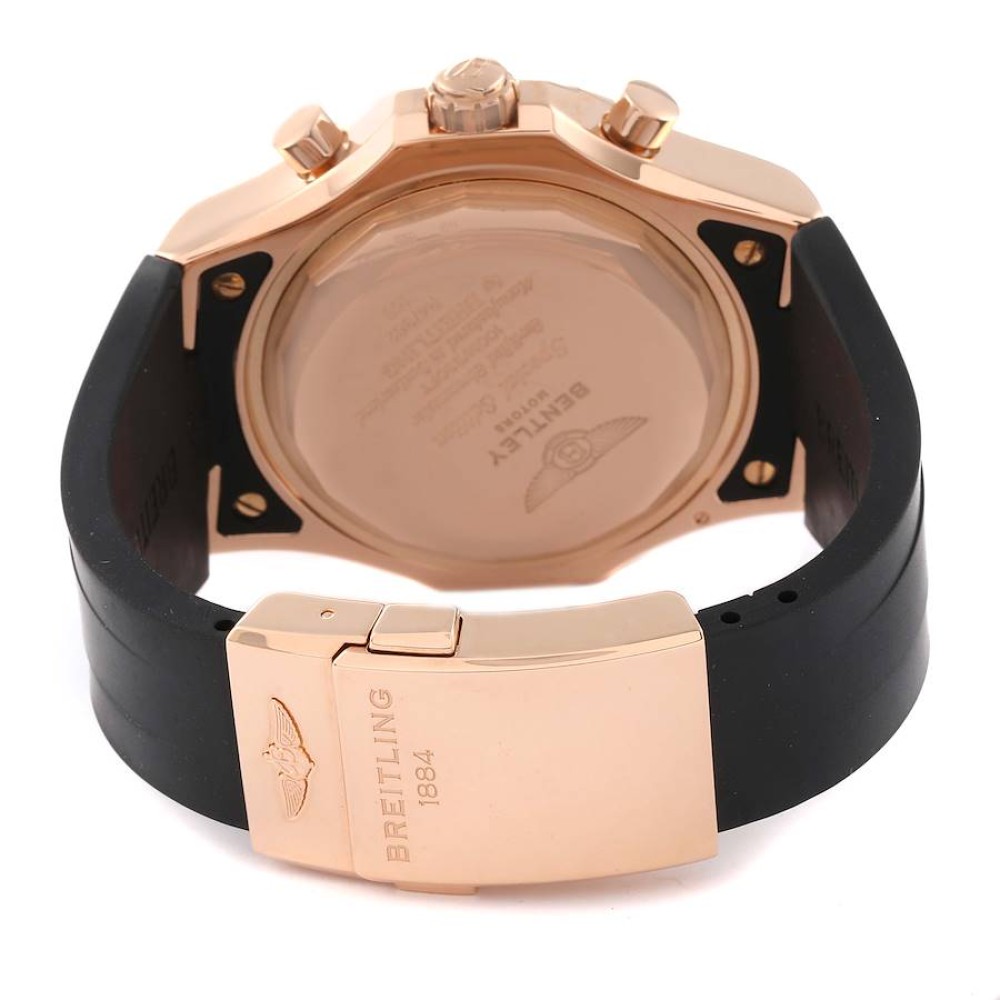 Breitling Bentley GMT Black Dial Rose Gold Mens Watch R47362 Breitling Bentley GMT Black Dial Rose Gold Mens Watch R47362
