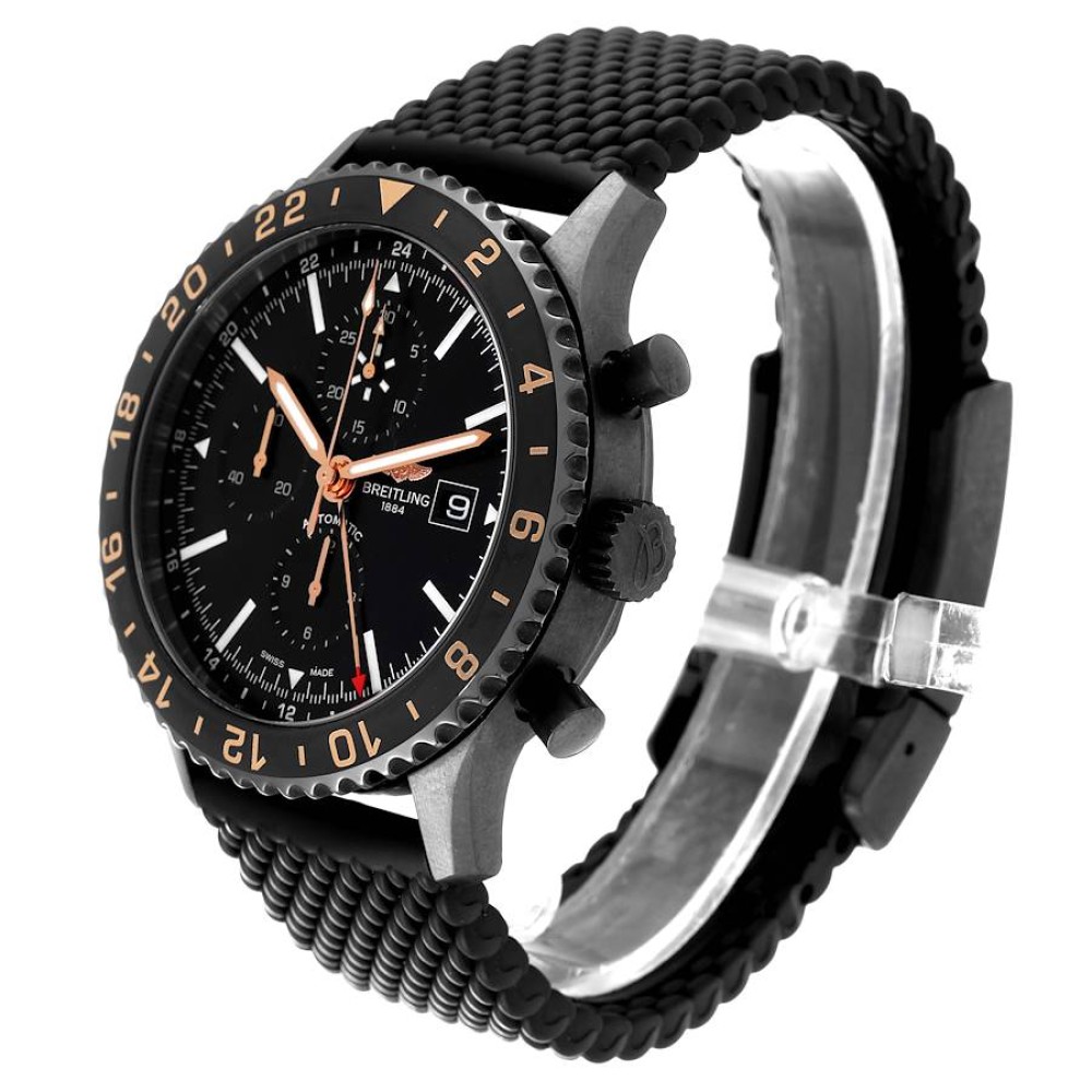 Breitling Chronoliner Las Vegas Edition Blacksteel Mens Watch M24310 Breitling Chronoliner Las Vegas Edition Blacksteel Mens Watch M24310