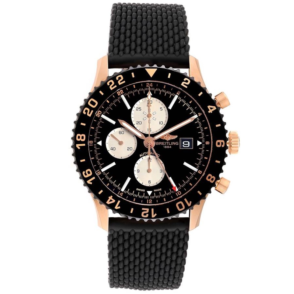 Breitling Chronoliner Limited Red Gold Mens Watch R24312 Breitling Chronoliner Limited Red Gold Mens Watch R24312