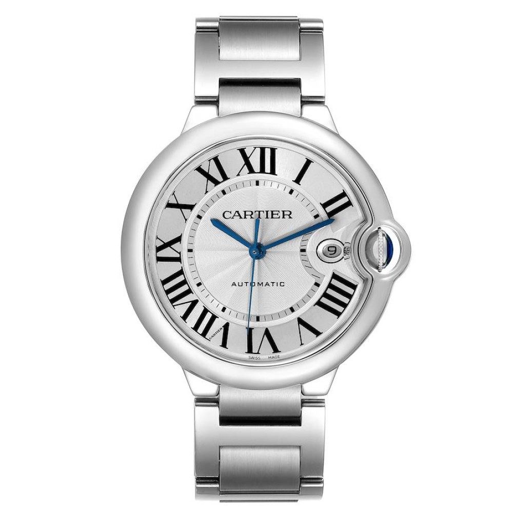 Cartier Ballon Bleu 42 Automatic Silver Dial Steel Mens Watch W69012Z4 Cartier Ballon Bleu 42 Automatic Silver Dial Steel Mens Watch W69012Z4