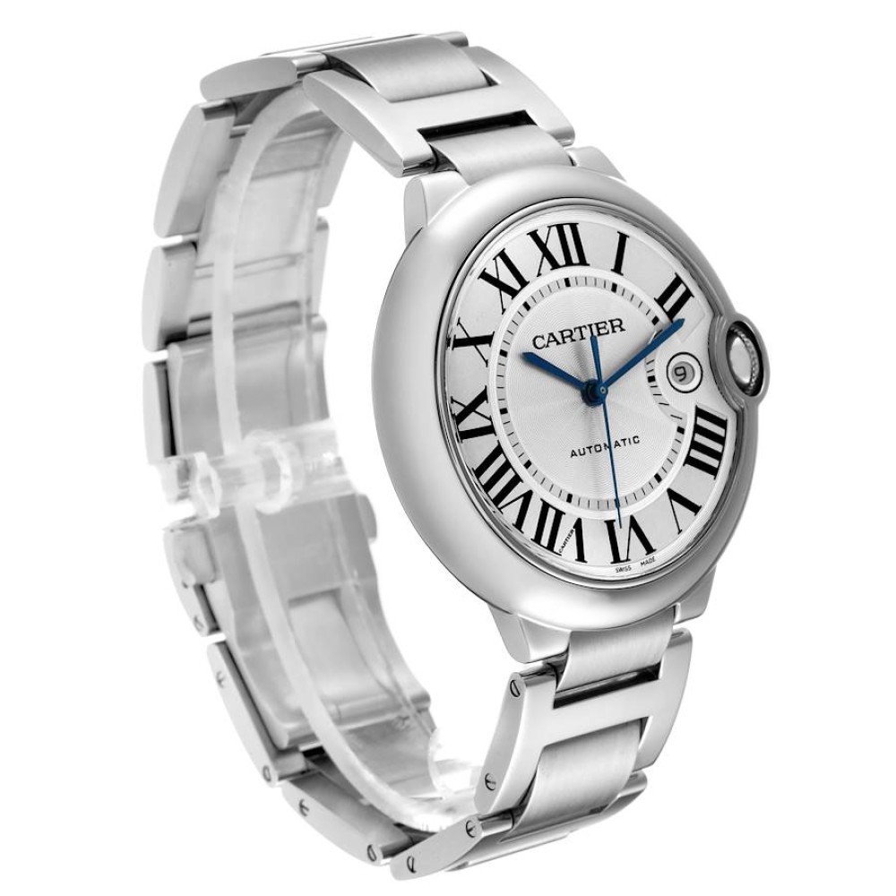 Cartier Ballon Bleu 42 Automatic Silver Dial Steel Mens Watch W69012Z4 Cartier Ballon Bleu 42 Automatic Silver Dial Steel Mens Watch W69012Z4