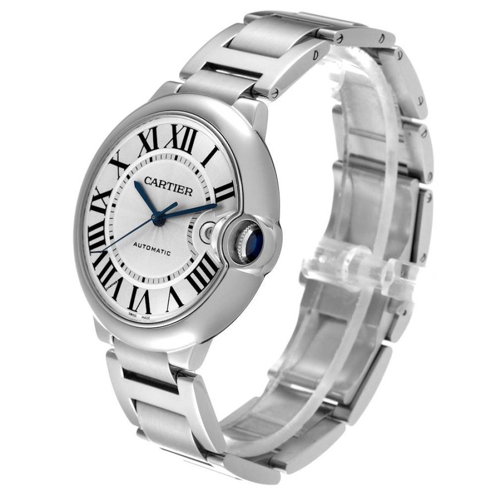 Cartier Ballon Bleu 42 Automatic Silver Dial Steel Mens Watch W69012Z4 Cartier Ballon Bleu 42 Automatic Silver Dial Steel Mens Watch W69012Z4