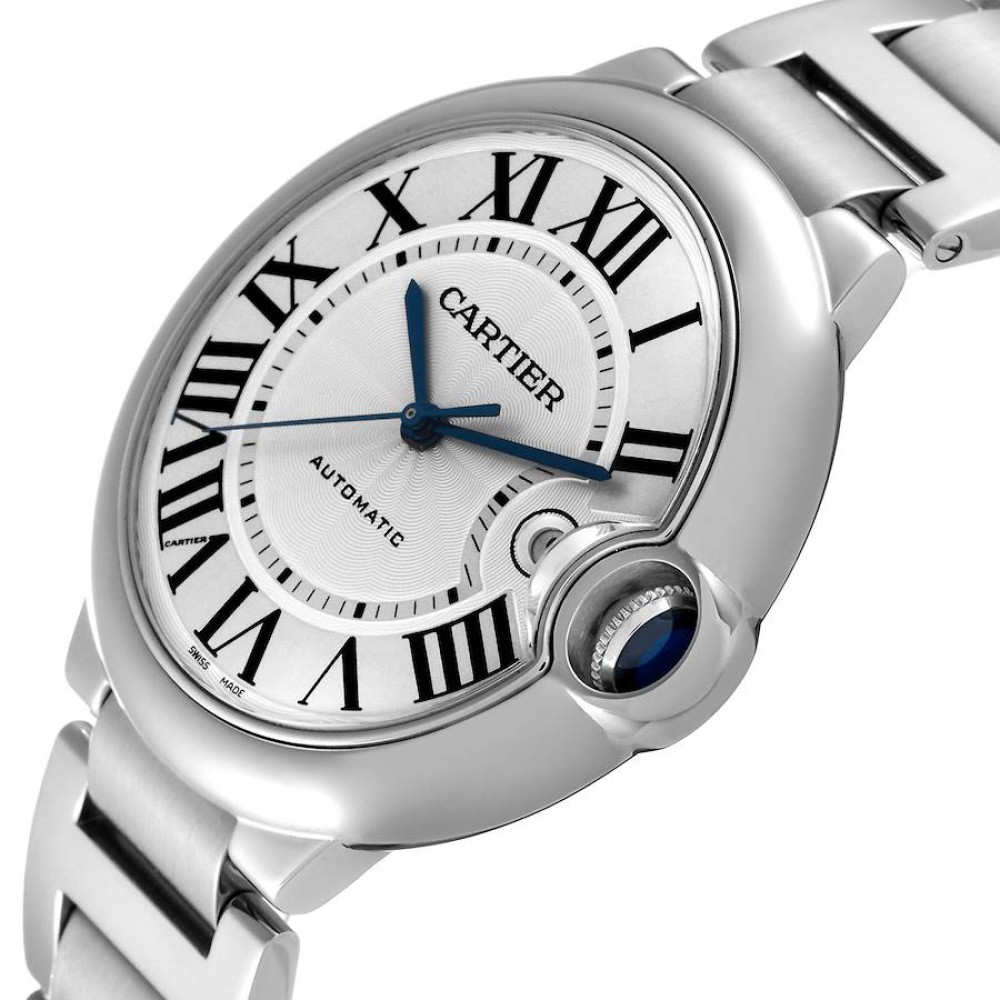 Cartier Ballon Bleu 42 Automatic Silver Dial Steel Mens Watch W69012Z4 Cartier Ballon Bleu 42 Automatic Silver Dial Steel Mens Watch W69012Z4