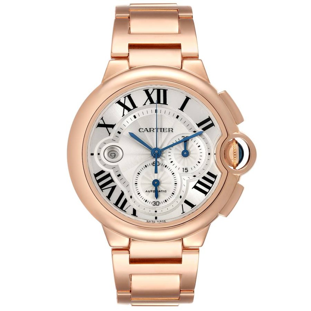 Cartier Ballon Bleu Chronograph Rose Gold Mens Watch W6920008 Cartier Ballon Bleu Chronograph Rose Gold Mens Watch W6920008