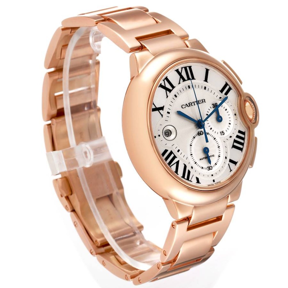 Cartier Ballon Bleu Chronograph Rose Gold Mens Watch W6920008 Cartier Ballon Bleu Chronograph Rose Gold Mens Watch W6920008