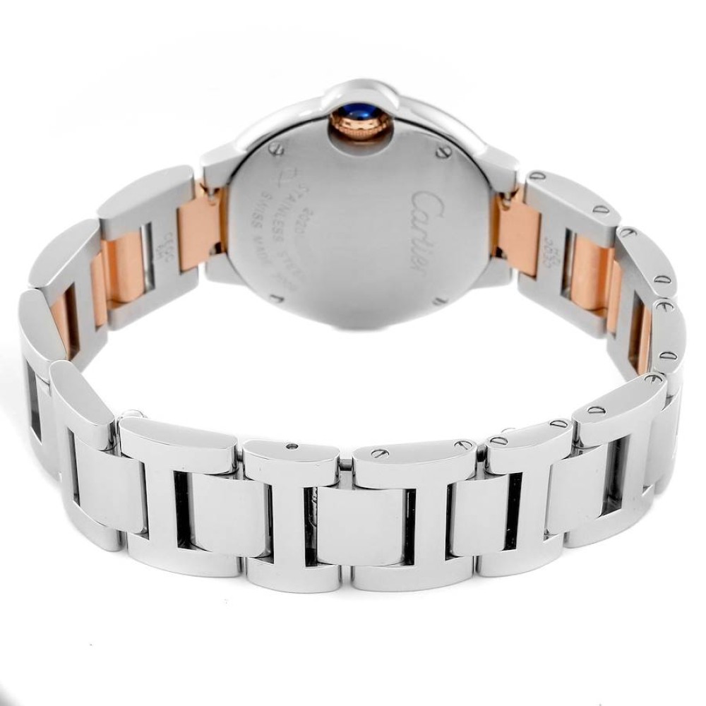 Cartier Ballon Bleu Steel Rose Gold Pink MOP Dial Ladies Watch W6920034 Cartier Ballon Bleu Steel Rose Gold Pink MOP Dial Ladies Watch W6920034