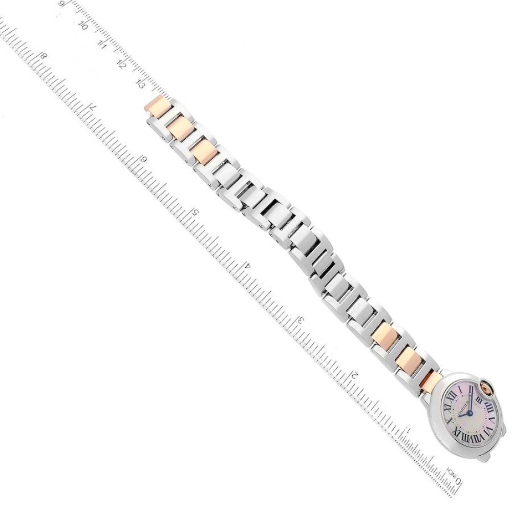Cartier Ballon Bleu Steel Rose Gold Pink MOP Dial Ladies Watch W6920034 Cartier Ballon Bleu Steel Rose Gold Pink MOP Dial Ladies Watch W6920034