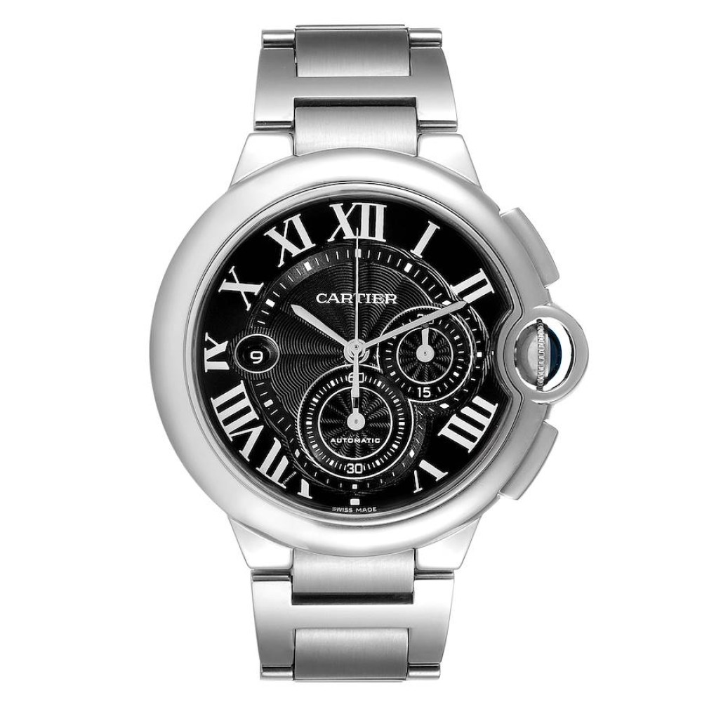 Cartier Ballon Bleu XL Black Dial Chronograph Steel Watch W6920077 Cartier Ballon Bleu XL Black Dial Chronograph Steel Watch W6920077