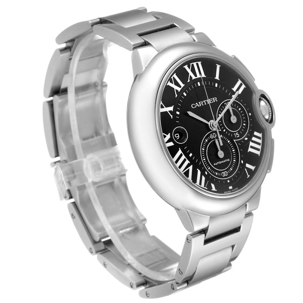 Cartier Ballon Bleu XL Black Dial Chronograph Steel Watch W6920077 Cartier Ballon Bleu XL Black Dial Chronograph Steel Watch W6920077