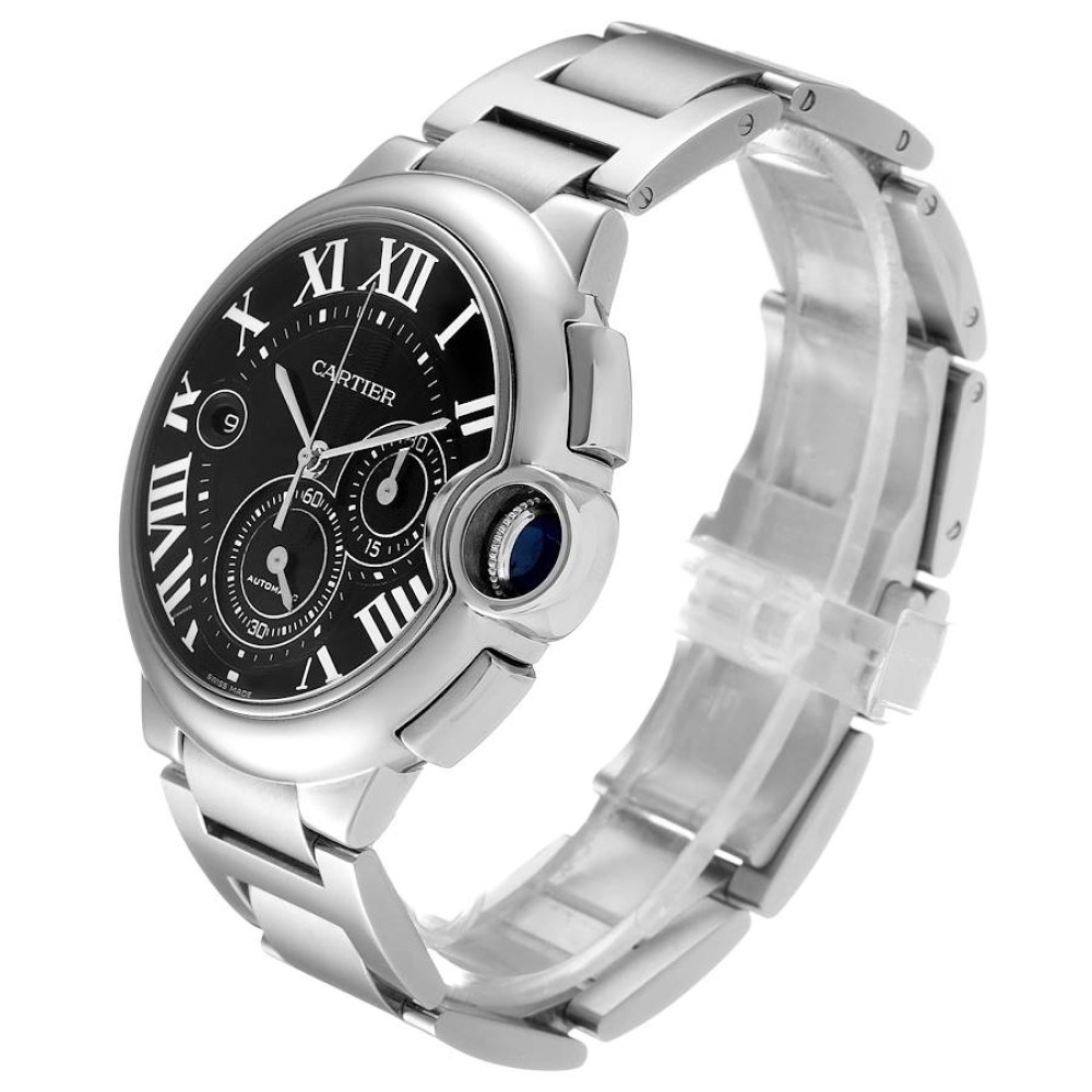 Cartier Ballon Bleu XL Black Dial Chronograph Steel Watch W6920077 Cartier Ballon Bleu XL Black Dial Chronograph Steel Watch W6920077