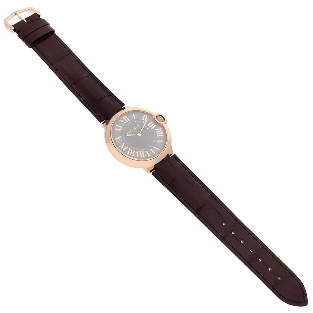 Cartier Ballon Bleu Rose Gold Grey Dial Mens Watch W6920089 Cartier Ballon Bleu Rose Gold Grey Dial Mens Watch W6920089