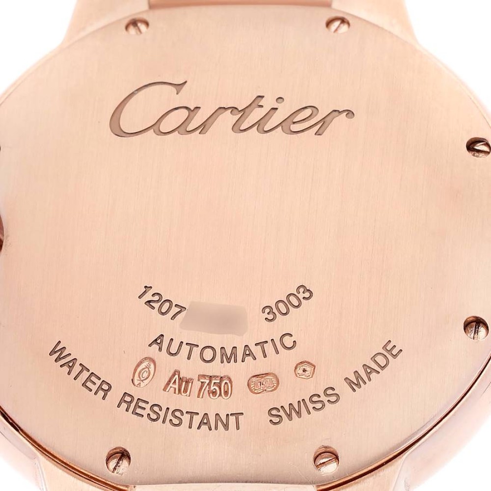 Cartier Ballon Bleu 36mm Automatic Rose Gold Diamond Mens Watch WE9005Z3 Cartier Ballon Bleu 36mm Automatic Rose Gold Diamond Mens Watch WE9005Z3
