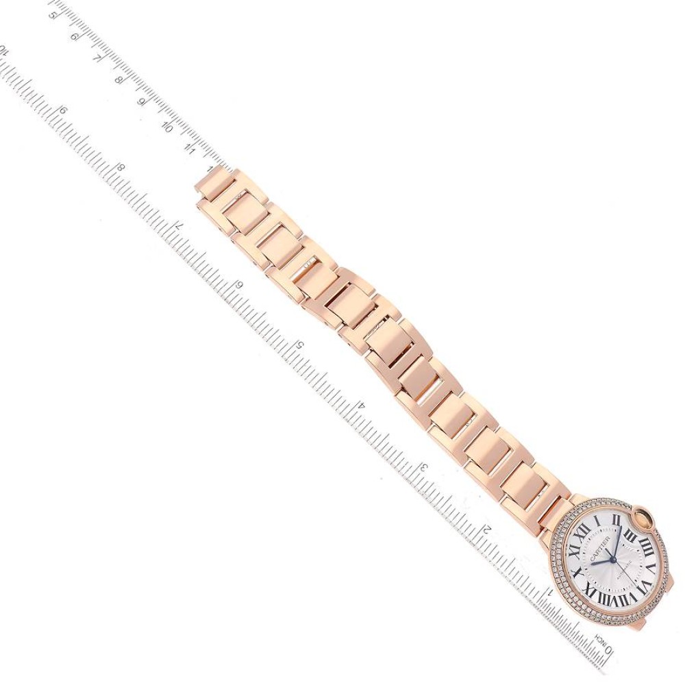 Cartier Ballon Bleu 36mm Automatic Rose Gold Diamond Mens Watch WE9005Z3 Cartier Ballon Bleu 36mm Automatic Rose Gold Diamond Mens Watch WE9005Z3