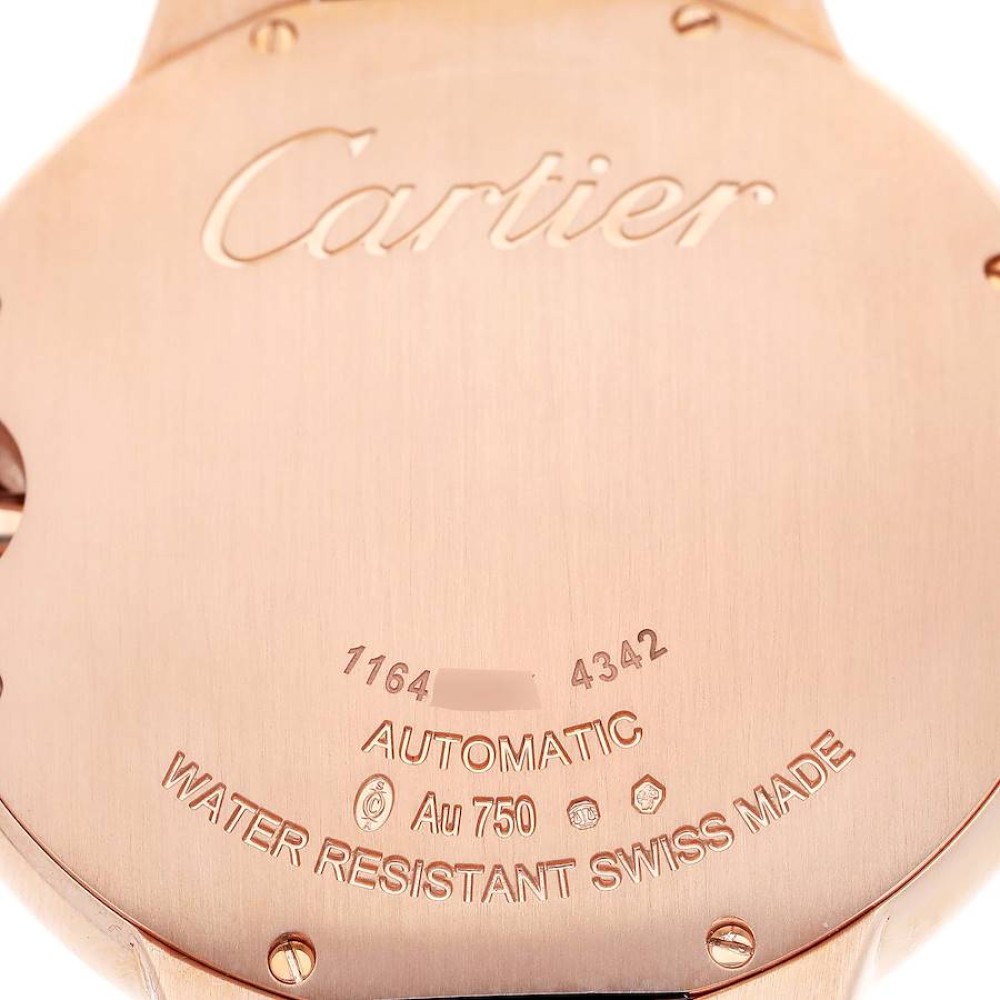 Cartier Ballon Bleu Rose Gold Silver Dial Mens Watch WGBB0035 Cartier Ballon Bleu Rose Gold Silver Dial Mens Watch WGBB0035