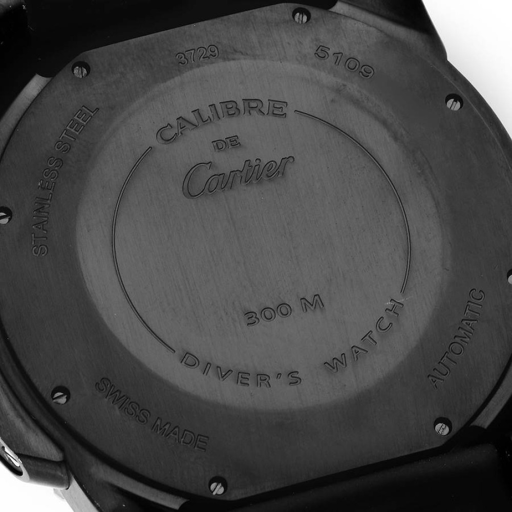 Cartier Calibre Diver ADLC Steel Rose Gold Mens Watch W2CA0004 Cartier Calibre Diver ADLC Steel Rose Gold Mens Watch W2CA0004