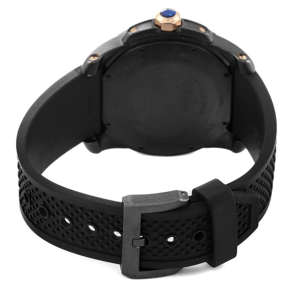 Cartier Calibre Diver ADLC Steel Rose Gold Mens Watch W2CA0004 Cartier Calibre Diver ADLC Steel Rose Gold Mens Watch W2CA0004