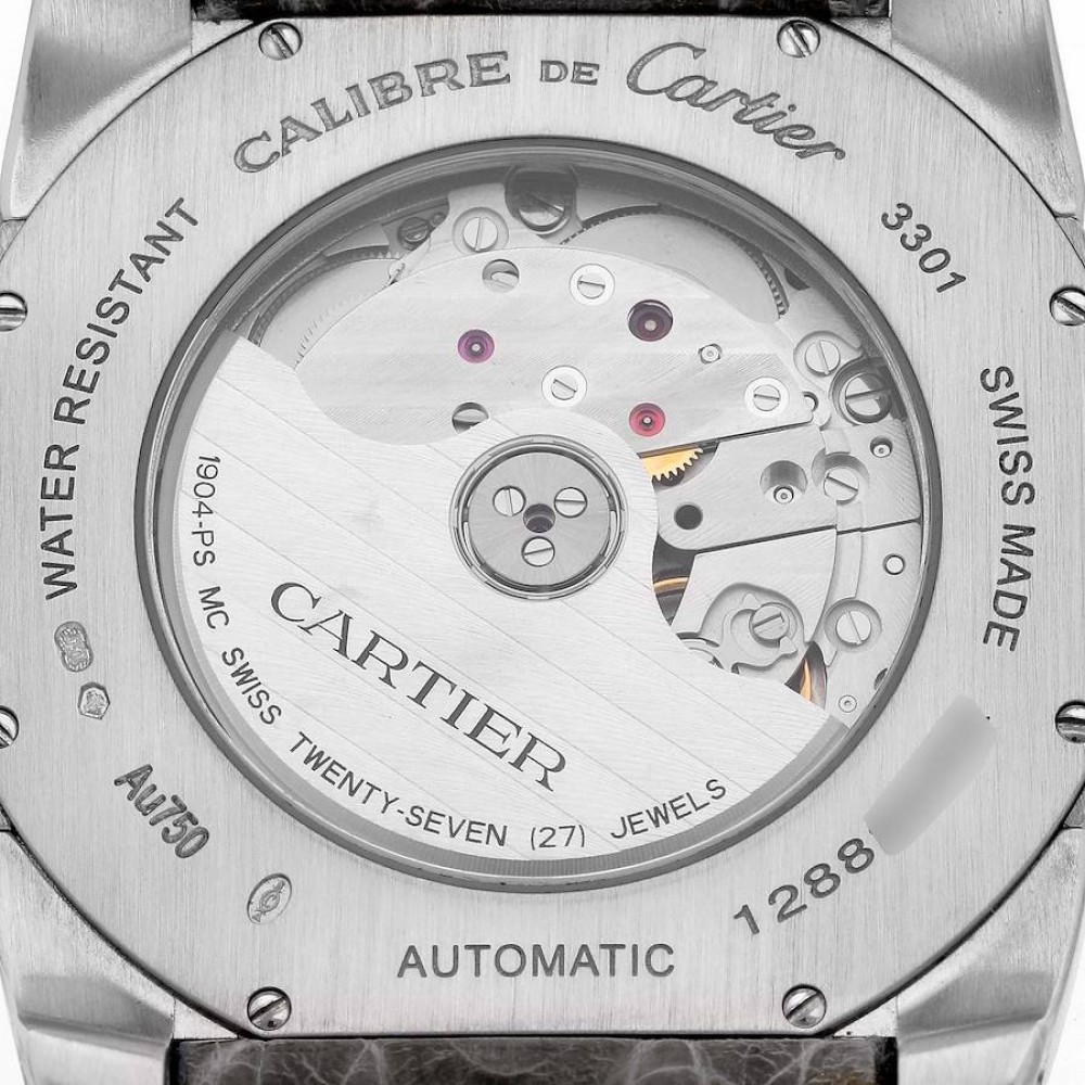 Cartier Calibre Silver Dial White Gold Diamond Mens Watch WF100003 Cartier Calibre Silver Dial White Gold Diamond Mens Watch WF100003