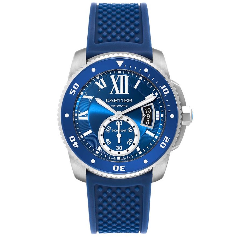 Cartier Calibre Diver Blue Dial Steel Mens Watch WSCA0010 Cartier Calibre Diver Blue Dial Steel Mens Watch WSCA0010