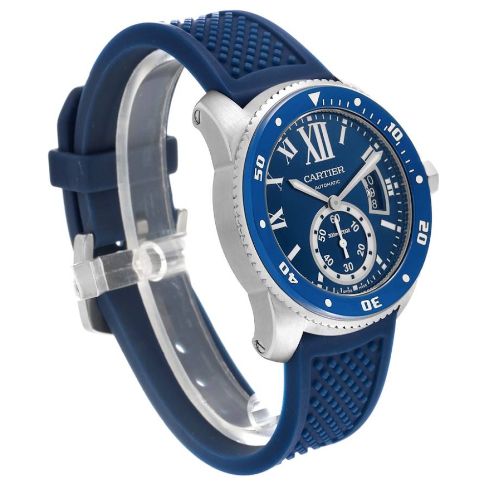 Cartier Calibre Diver Blue Dial Steel Mens Watch WSCA0010 Cartier Calibre Diver Blue Dial Steel Mens Watch WSCA0010