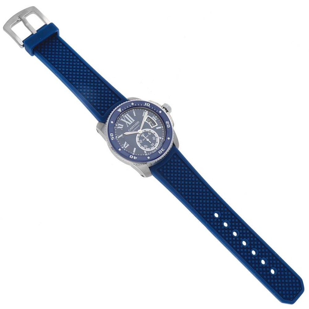 Cartier Calibre Diver Blue Dial Steel Mens Watch WSCA0010 Cartier Calibre Diver Blue Dial Steel Mens Watch WSCA0010
