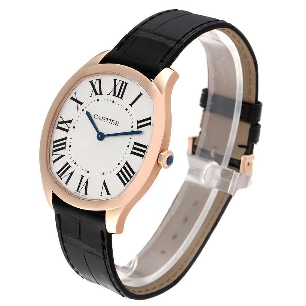 Cartier Drive de Cartier Rose Gold Silver Dial Mens Watch WGNM0006 Cartier Drive de Cartier Rose Gold Silver Dial Mens Watch WGNM0006