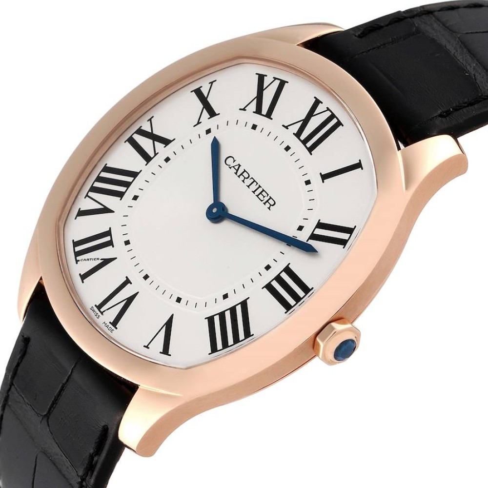 Cartier Drive de Cartier Rose Gold Silver Dial Mens Watch WGNM0006 Cartier Drive de Cartier Rose Gold Silver Dial Mens Watch WGNM0006