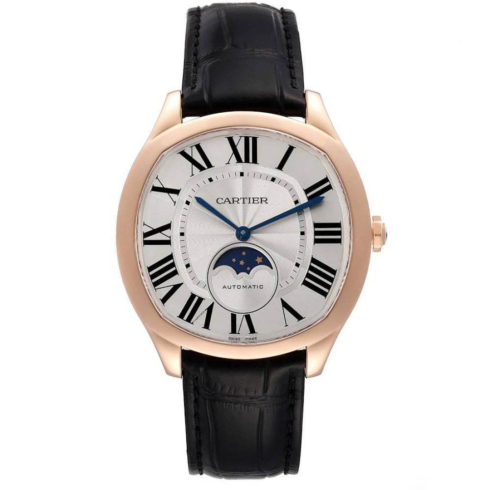 Cartier Drive de Cartier Rose Gold Moonphase Mens Watch WGNM0008 Cartier Drive de Cartier Rose Gold Moonphase Mens Watch WGNM0008