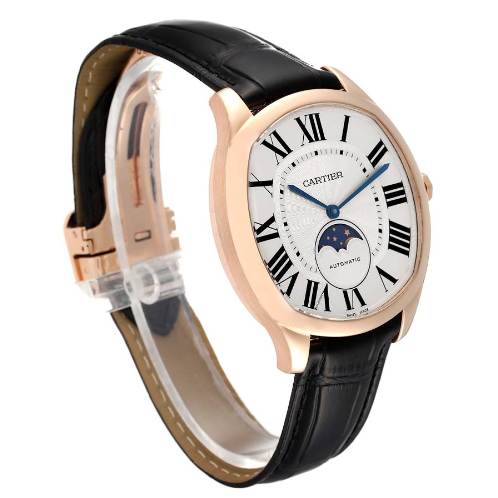 Cartier Drive de Cartier Rose Gold Moonphase Mens Watch WGNM0008 Cartier Drive de Cartier Rose Gold Moonphase Mens Watch WGNM0008