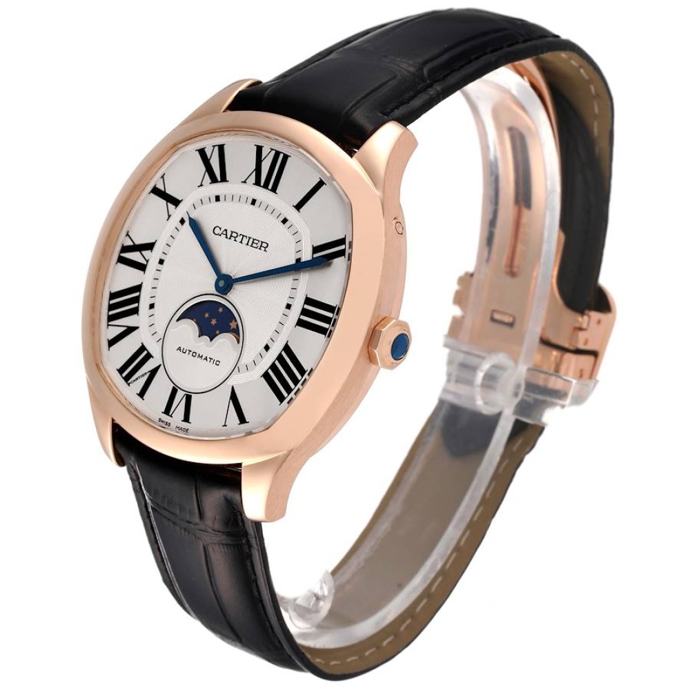 Cartier Drive de Cartier Rose Gold Moonphase Mens Watch WGNM0008 Cartier Drive de Cartier Rose Gold Moonphase Mens Watch WGNM0008