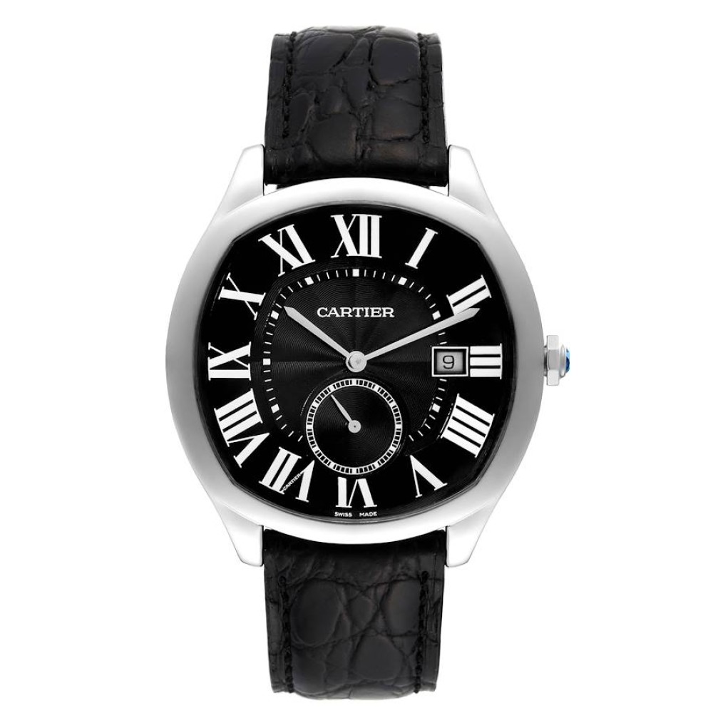 Cartier Drive de Cartier Black Dial Steel Mens Watch WSNM0009 Cartier Drive de Cartier Black Dial Steel Mens Watch WSNM0009