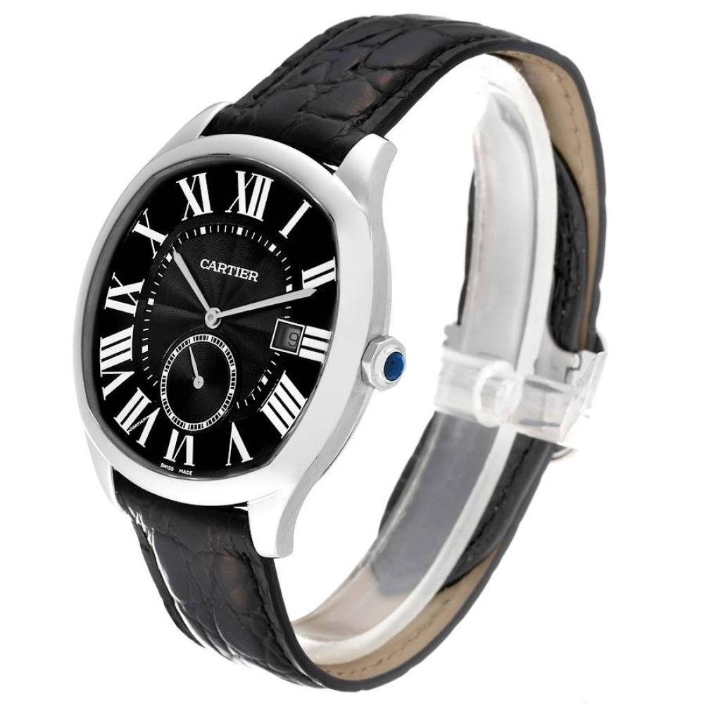 Cartier Drive de Cartier Black Dial Steel Mens Watch WSNM0009 Cartier Drive de Cartier Black Dial Steel Mens Watch WSNM0009