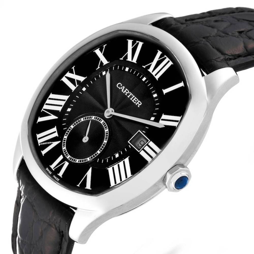 Cartier Drive de Cartier Black Dial Steel Mens Watch WSNM0009 Cartier Drive de Cartier Black Dial Steel Mens Watch WSNM0009