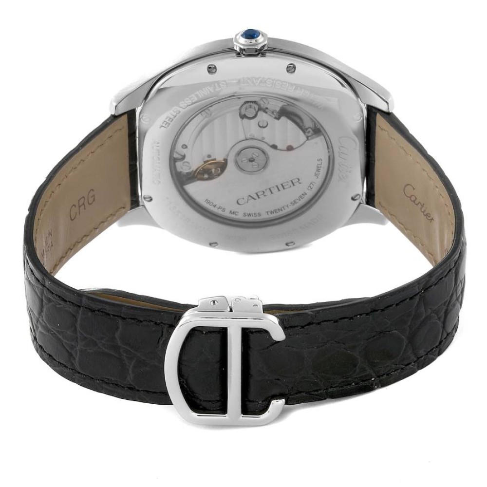 Cartier Drive de Cartier Black Dial Steel Mens Watch WSNM0009 Cartier Drive de Cartier Black Dial Steel Mens Watch WSNM0009