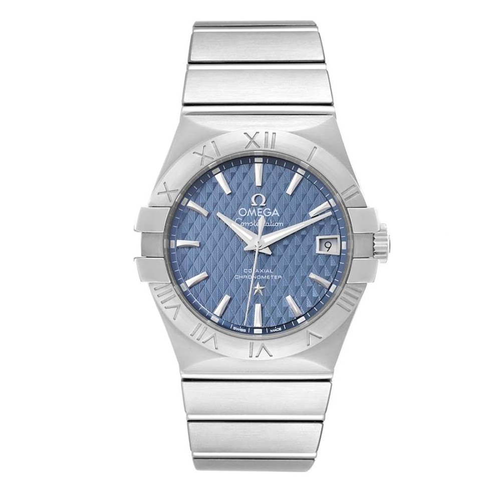 Omega Constellation 35mm Blue Dial Steel Mens Watch 123.10.35.20.03.002 Omega Constellation 35mm Blue Dial Steel Mens Watch 123.10.35.20.03.002